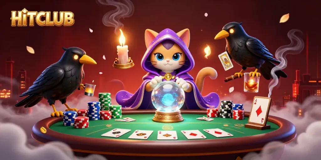 Win big at HITCLUB with vibrant 3D gaming characters and dynamic casino elements.
