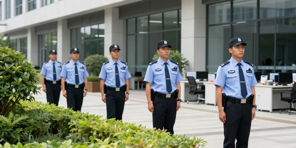 Local Private Security team ensuring safety at a corporate site.